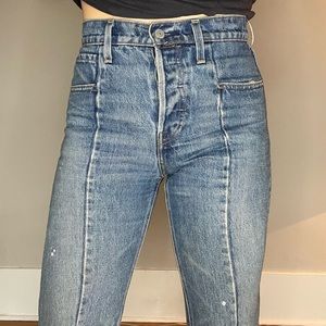 Levi’s altered straight (Droit) Aritzia limited edition jeans